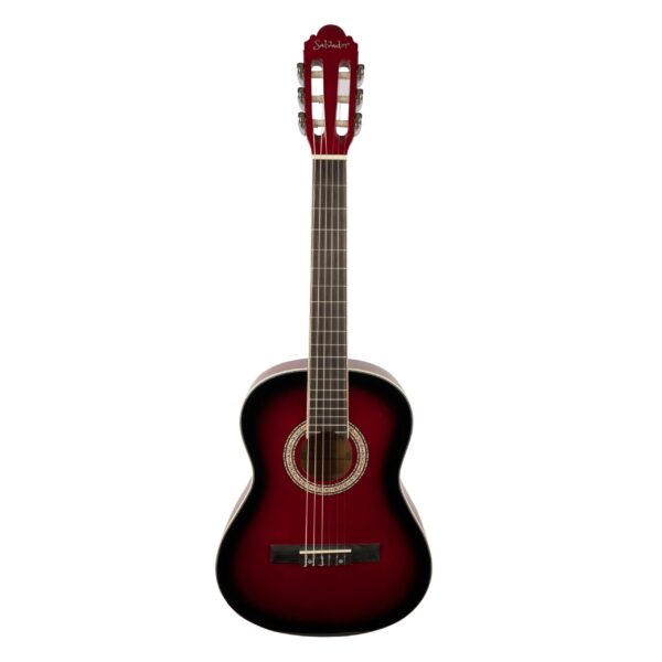 Salvador Klasik Gitar Düz Kasa (Kırmızı)