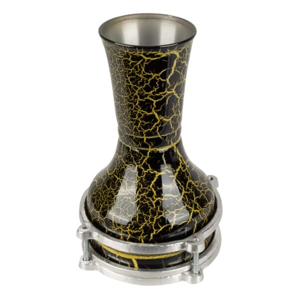 Vatan 0 Numara Darbuka Çatlak Desen – Sarı/Siyah (23,5cm)