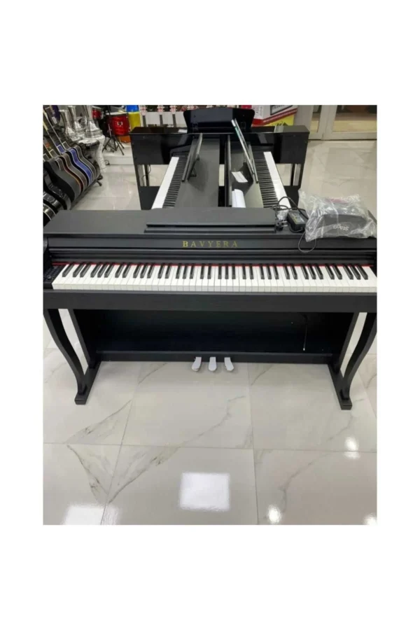 Bavyera SP064 Siyah Dijital Piyano (Tabure Hediyeli)